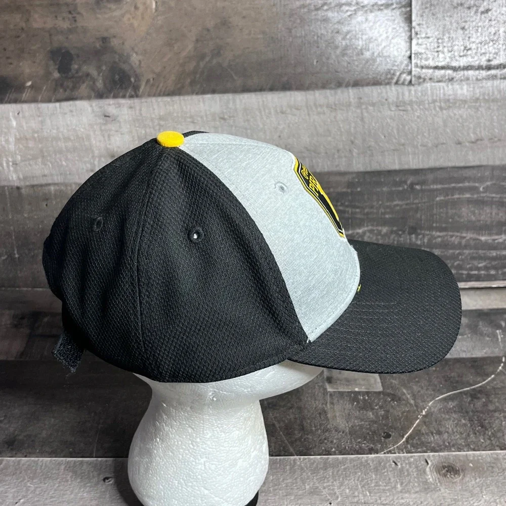 New Era Pittsburgh Pirates MLB Hat Grey Black Mesh Adjustable Baseball Cap